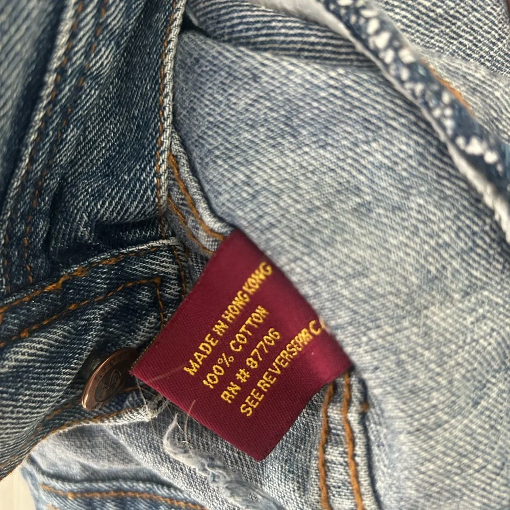 Vintage Stony River Men's XXL Blue Denim Jean Trucker Jacket